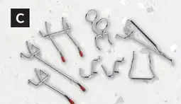 Princess Auto Pegboard Hook Sets offer