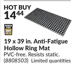 Princess Auto 19x39 in. Anti-Fatigue Hollow Ring Mat offer