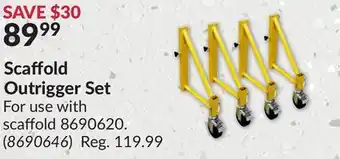 Princess Auto Scaffold Outrigger Set offer