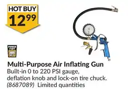 Princess Auto Multi-Purpose Air Inflating Gun offer