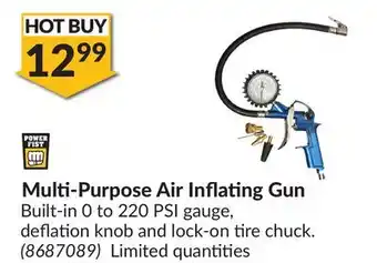 Princess Auto Multi-Purpose Air Inflating Gun offer