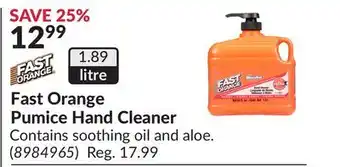 Princess Auto Fast Orange Pumice Hand Cleaner offer