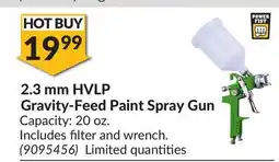 Princess Auto 2.3 mm HVLP Gravity-Feed Paint Spray Gun offer