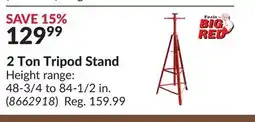 Princess Auto 2 Ton Tripod Stand offer