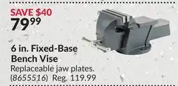 Princess Auto 6in. Fixed-Base Bench Vise offer
