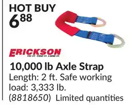 Princess Auto 10,000 lb Axle Strap offer