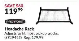 Princess Auto Headache Rack offer
