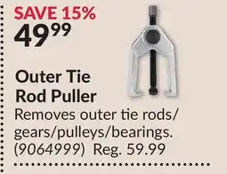 Princess Auto Outer Tie Rod Puller offer