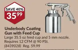 Princess Auto Underbody Coating Gun with Feed Cup offer