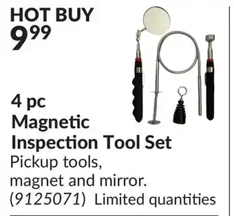 Princess Auto 4 pc Magnetic Inspection Tool Set offer