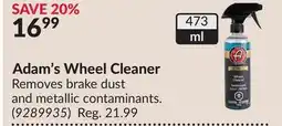 Princess Auto Adam's Wheel Cleaner offer