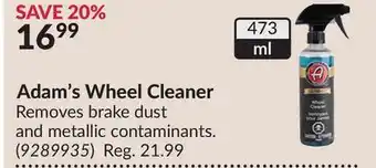 Princess Auto Adam's Wheel Cleaner offer
