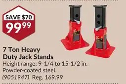 Princess Auto 7 Ton Heavy Duty Jack Stands offer