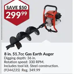 Princess Auto 8 in. 51.7cc Gas Earth Auger offer