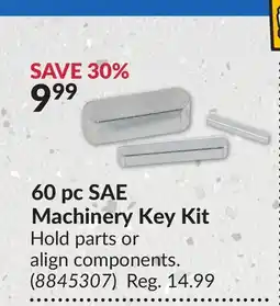 Princess Auto 60pc SAE Machinery Key Kit offer