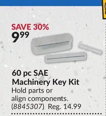 Princess Auto 60pc SAE Machinery Key Kit offer