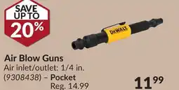 Princess Auto Pocket Air Blow Guns offer