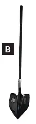 Princess Auto Long Handle Serrated-Edge Shovels offer