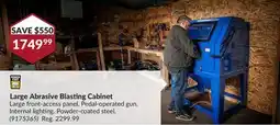 Princess Auto Large Abrasive Blasting Cabinet offer