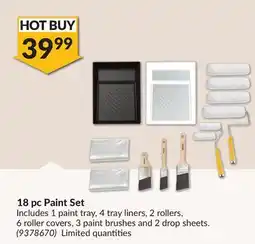 Princess Auto 18 pc Paint Set offer