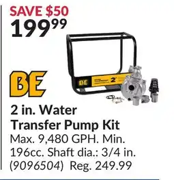 Princess Auto 2 in.Water Transfer Pump Kit offer