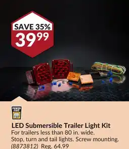 Princess Auto LED Submersible Trailer Light Kit offer