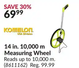 Princess Auto 14 in.10,000m Measuring Wheel offer