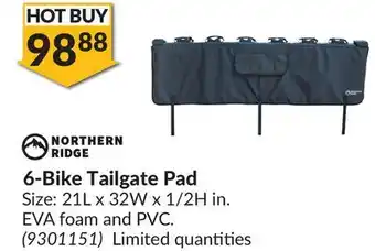 Princess Auto 6-Bike Tailgate Pad offer