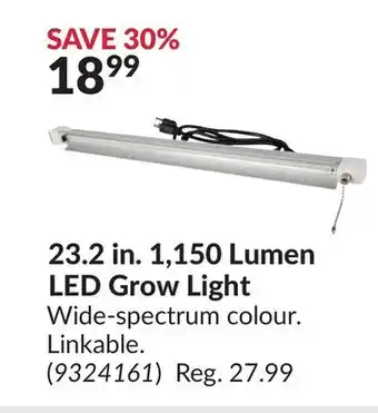 Princess Auto 23.2in. 1,150 Lumen LED Grow Light offer