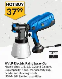 Princess Auto HVLP Electric Paint Spray Gun offer