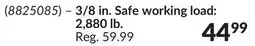 Princess Auto 3/8 in. Safe working load: 2,880 lb offer