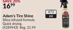 Princess Auto 473 ml Adam's Tire Shine offer