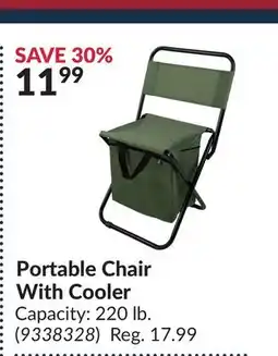Princess Auto Portable Chair With Cooler offer