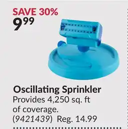 Princess Auto Oscillating Sprinkler offer