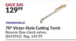 Princess Auto 70° Victor-Style Cutting Torch offer