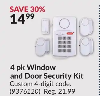 Princess Auto 4 pk Window and Door Security Kit offer