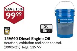 Princess Auto 15W40 Diesel Engine Oil offer