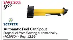 Princess Auto Automatic Fuel Can Spout offer