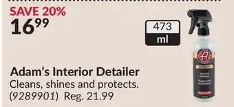 Princess Auto Adam's Interior Detailer offer