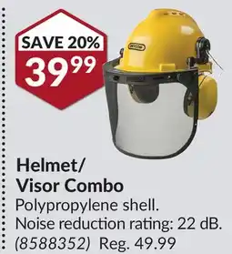 Princess Auto Helmet/ Visor Combo offer