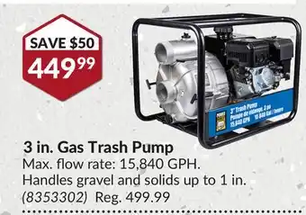 Princess Auto 3 in. Gas Trash Pump offer