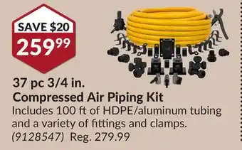 Princess Auto Compressed Air Piping Kit offer