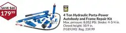 Princess Auto Power Fist 4 Ton Hydraulic Porta-Power Autobody and Frame Repair Kit offer