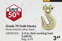 Princess Auto Power Fist Grade 70 Grab Hooks 1/4 in. Safe working load: 3,600 lb offer