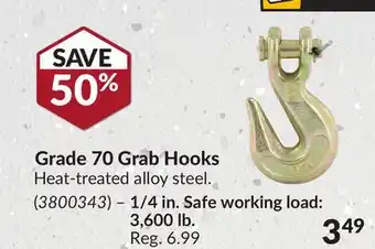 Princess Auto Power Fist Grade 70 Grab Hooks 1/4 in. Safe working load: 3,600 lb offer