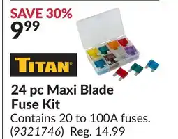Princess Auto 24pc Maxi Blade Fuse Kit offer