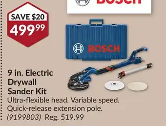 Princess Auto 9 in. Electric Drywall Sander Kit offer