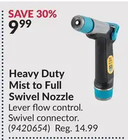 Princess Auto Heavy Duty Mist to Full Swivel Nozzle offer