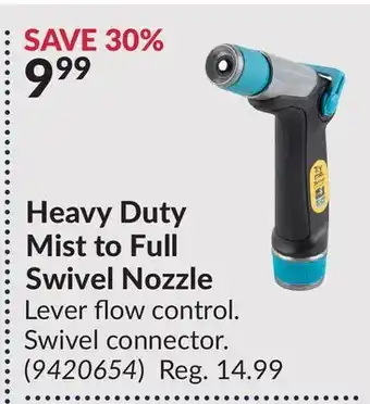 Princess Auto Heavy Duty Mist to Full Swivel Nozzle offer