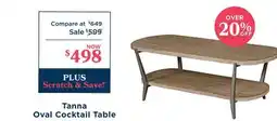 La Z Boy Tanna Oval Cocktail Table offer